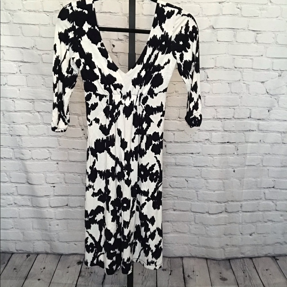 Cabi Ikat Everybody Dress Navy and Blue